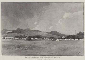 Mit den alliierten Streitkräften in China, das britische Lager in Lu-Li-Ho